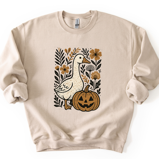 Pumpkin Goose Graphic Tee & Sweatshirt