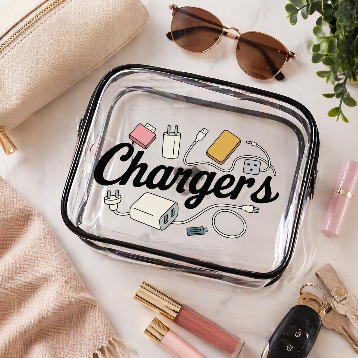 Chargers Travel Pouch
