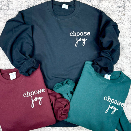 Choose Joy Graphic Sweatshirts
