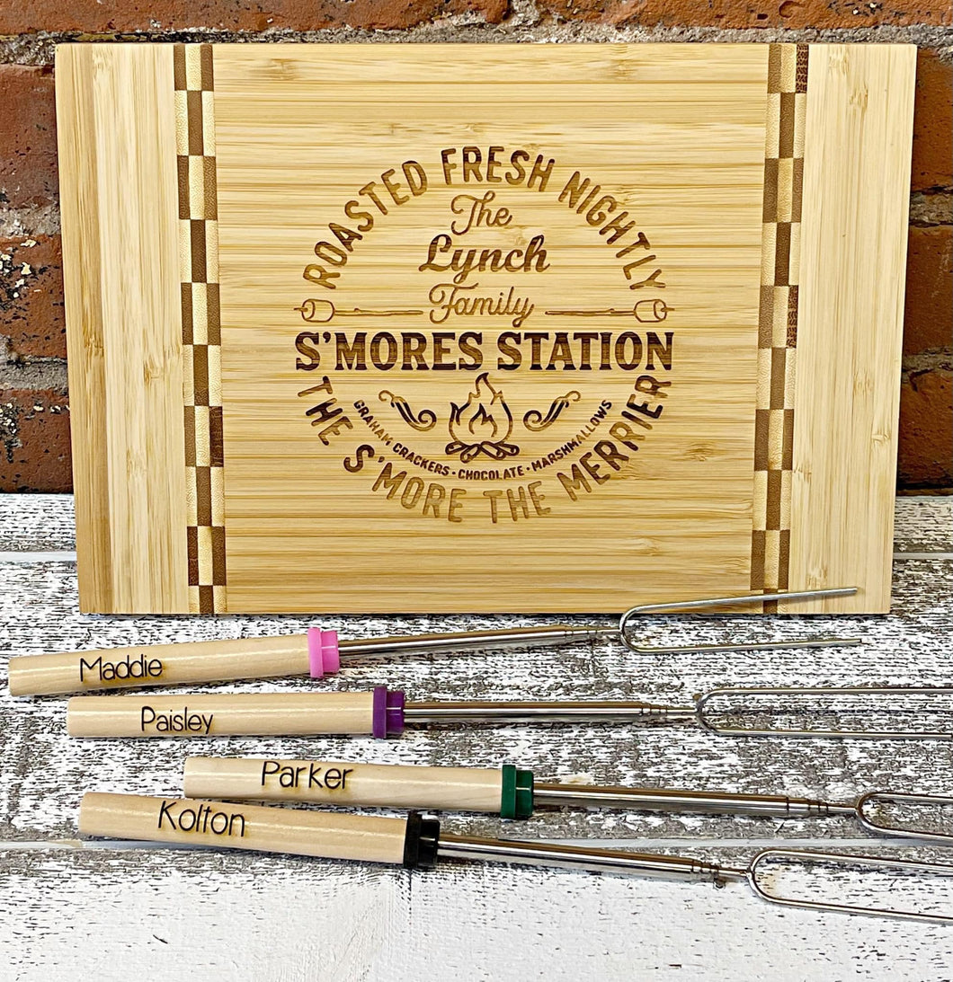 Personalized S’more Station Board