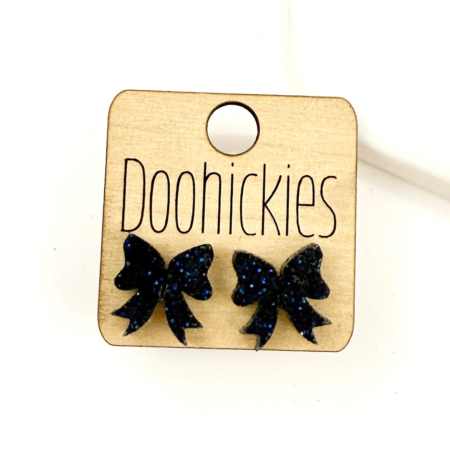 15mm School Spirit Bow Studs - Custom Spirit Earrings