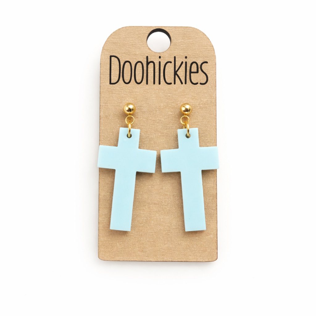 Small Pastel Cross Collection - Easter Earrings