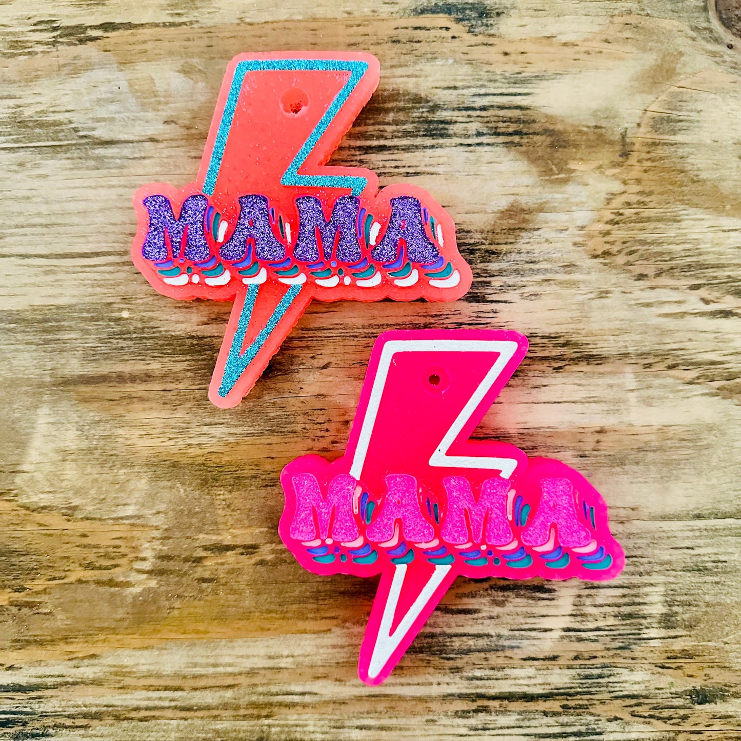 Lightning Bolt Mama Car Freshie