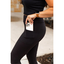 Load image into Gallery viewer, Buttery Soft Black Athletic Capris
