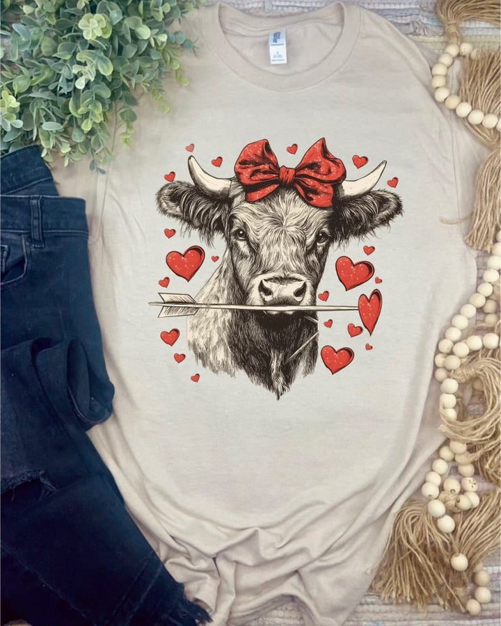 Valentine’s Moo Cow Tee (Steal Deal)
