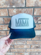Load image into Gallery viewer, Checkered Mama Trucker Hat in Multiple Colors
