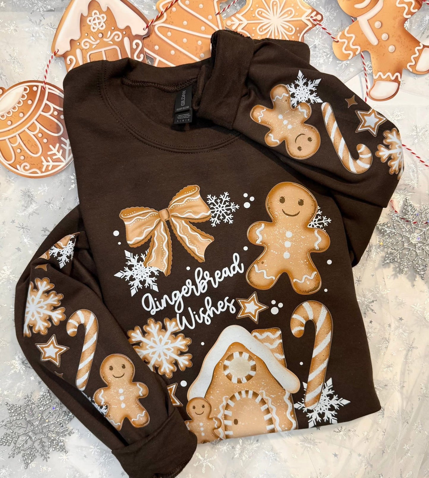 Gingerbread Wishes In Tee, Sweatshirt & Hoodie