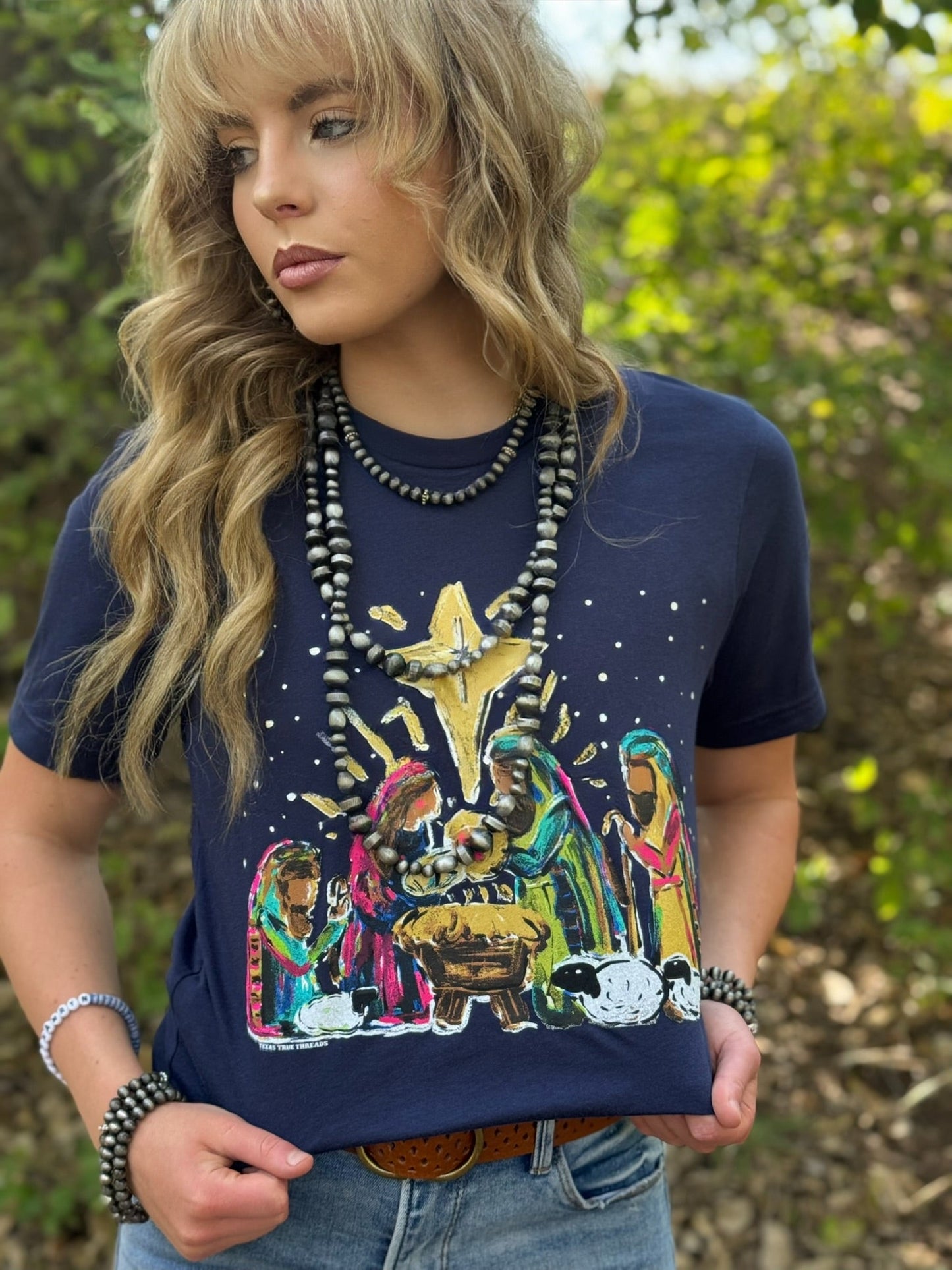 Callie Ann Stelter Nativity Scene Tee & Sweatshirt