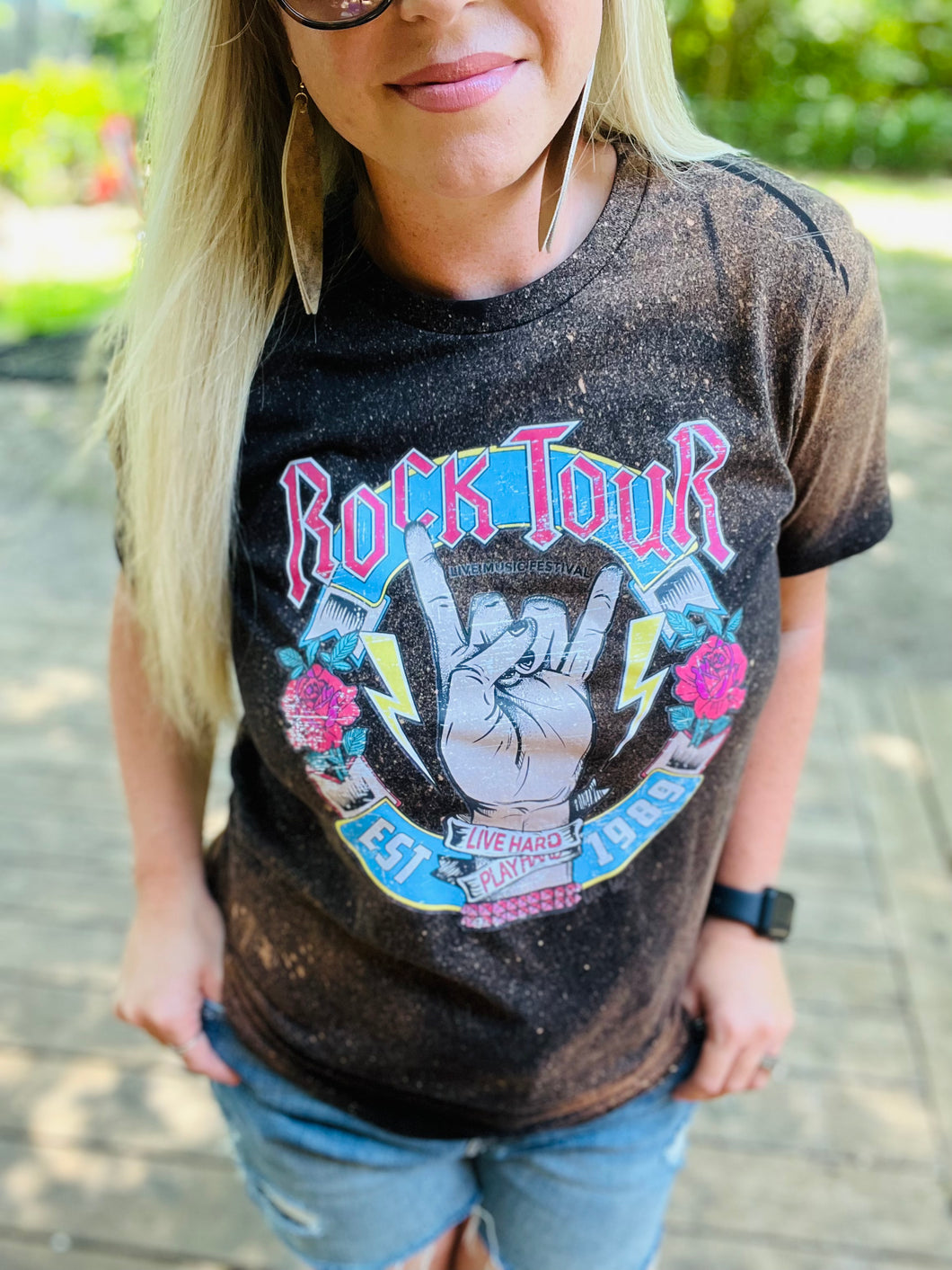 Rock Tour Bleached Tee