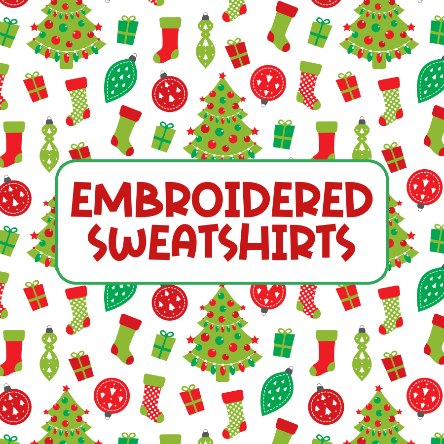 Embroidered Sweatshirts