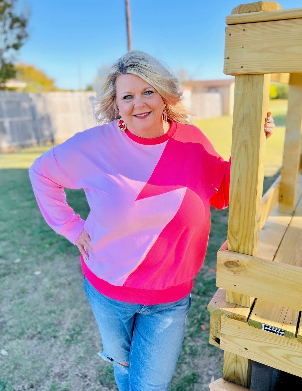 Flash of Beauty Top in Pink