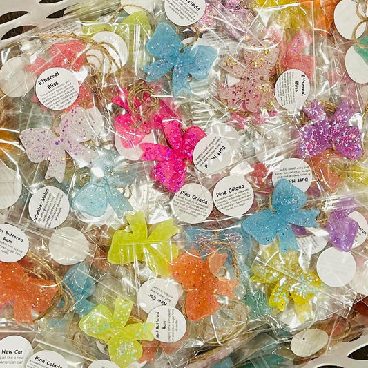 Spring Mini Bow Car Freshie ✨Pre-Order for 02/01/26✨