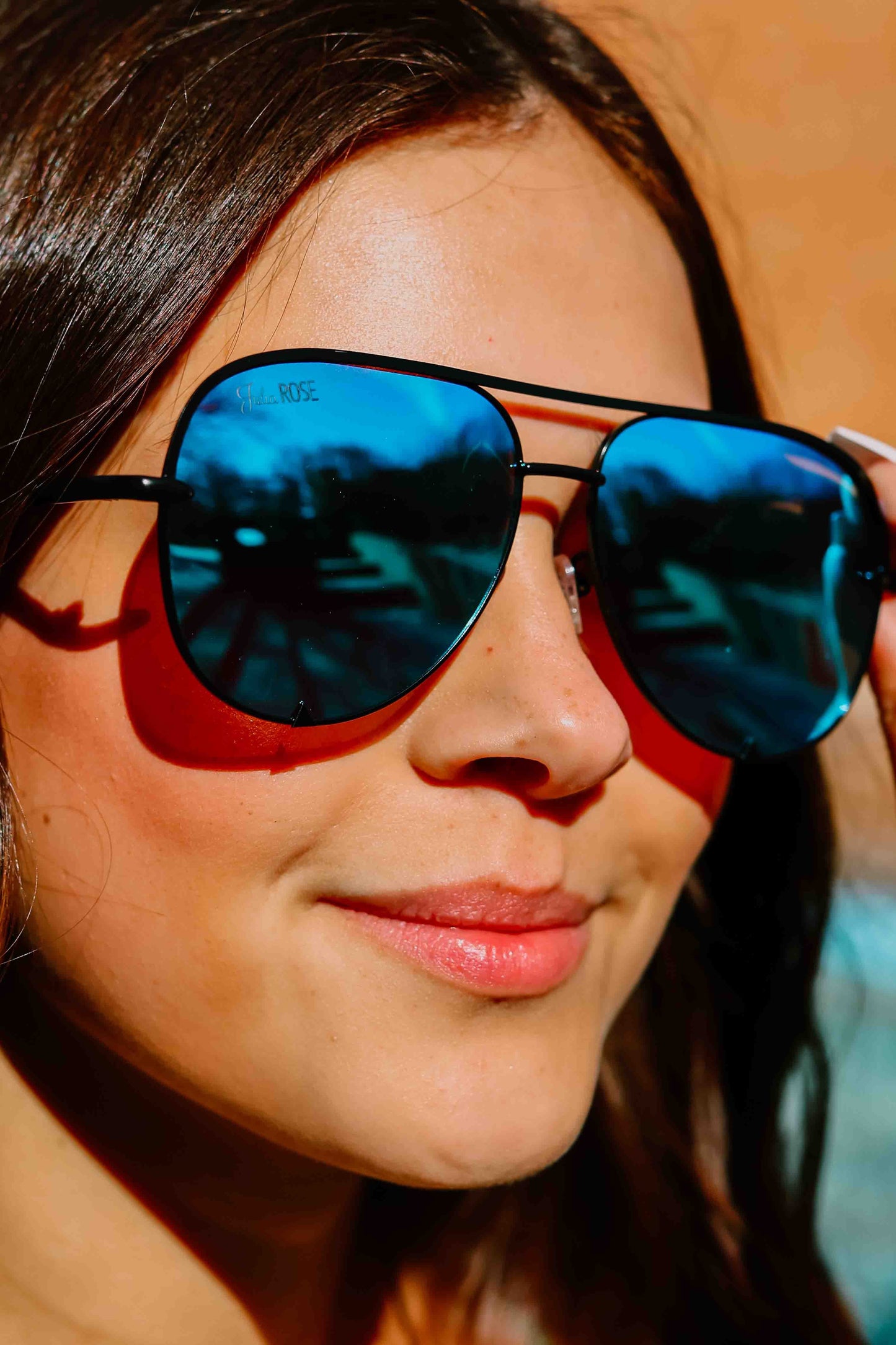 Ready to Ship | The Alex Black/Blue - High Quality Unisex Aviator Sunglasses*