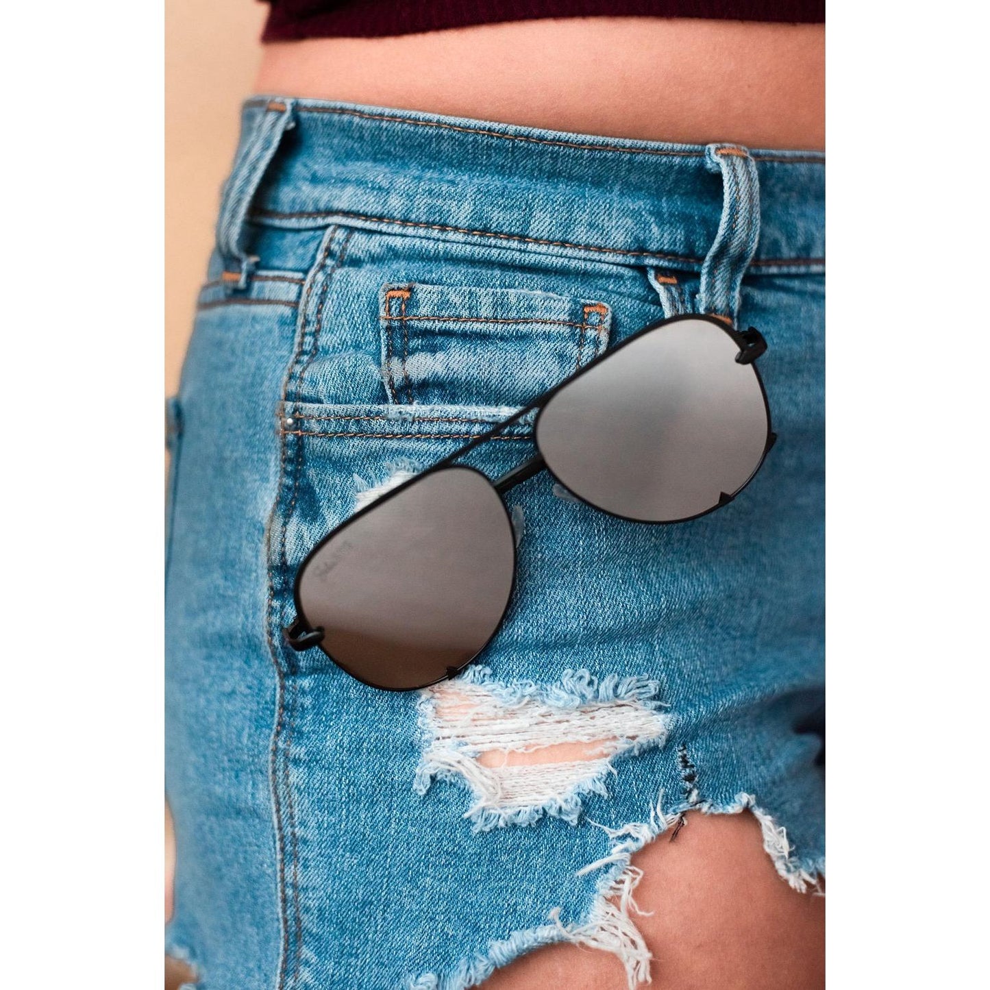 Ready to Ship | The Alex Black/Silver - High Quality Unisex Aviator Sunglasses *