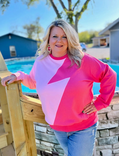 Flash of Beauty Top in Pink