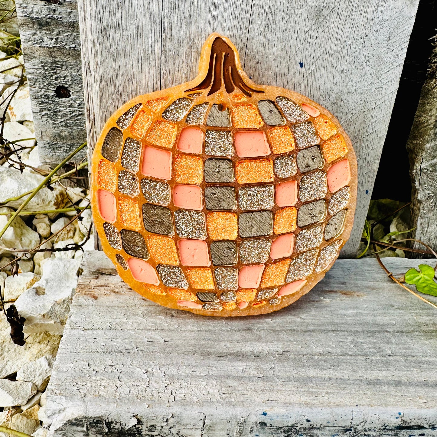 Fall 2.0 Disco Pumpkin Car Freshie