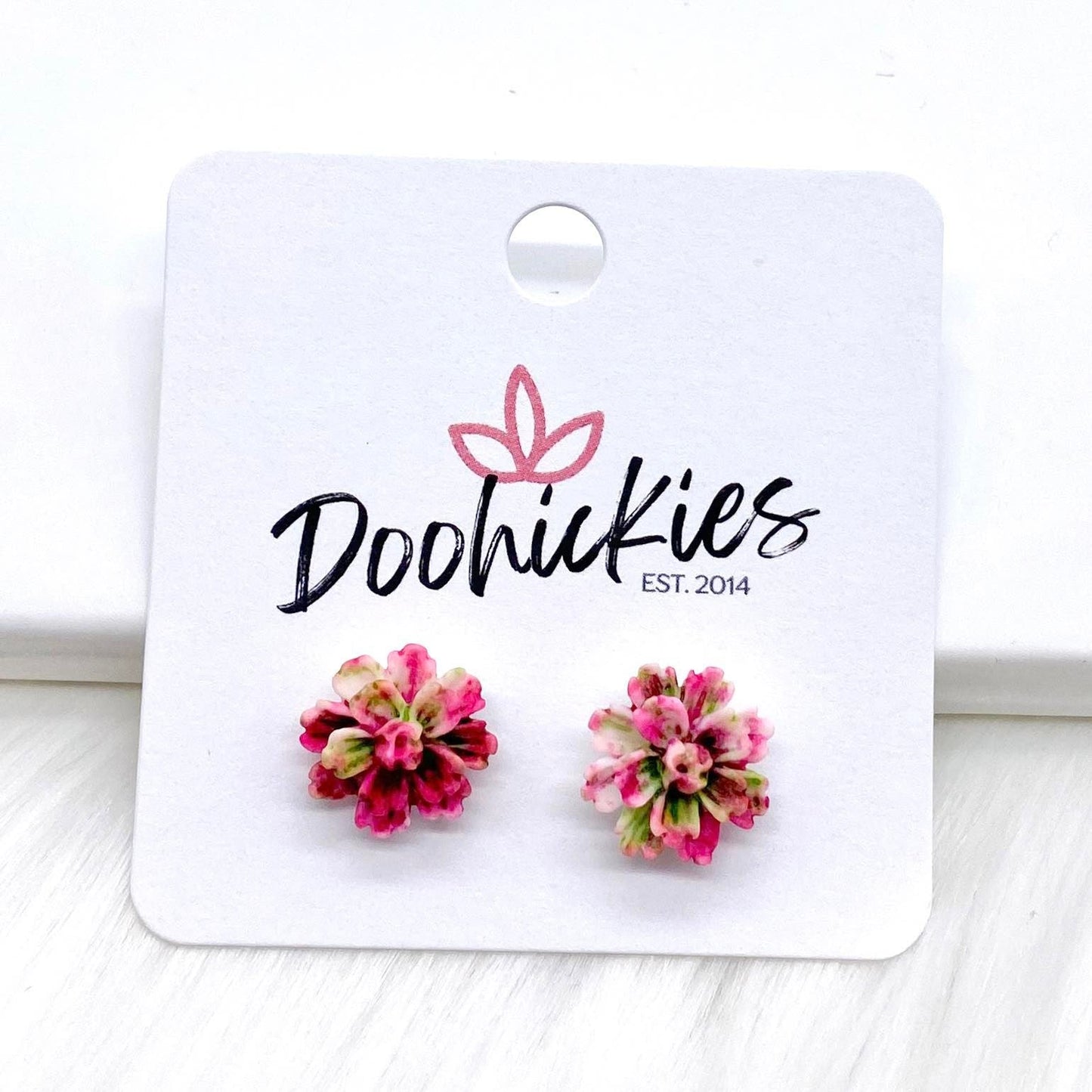 11mm Flower Singles -Earrings