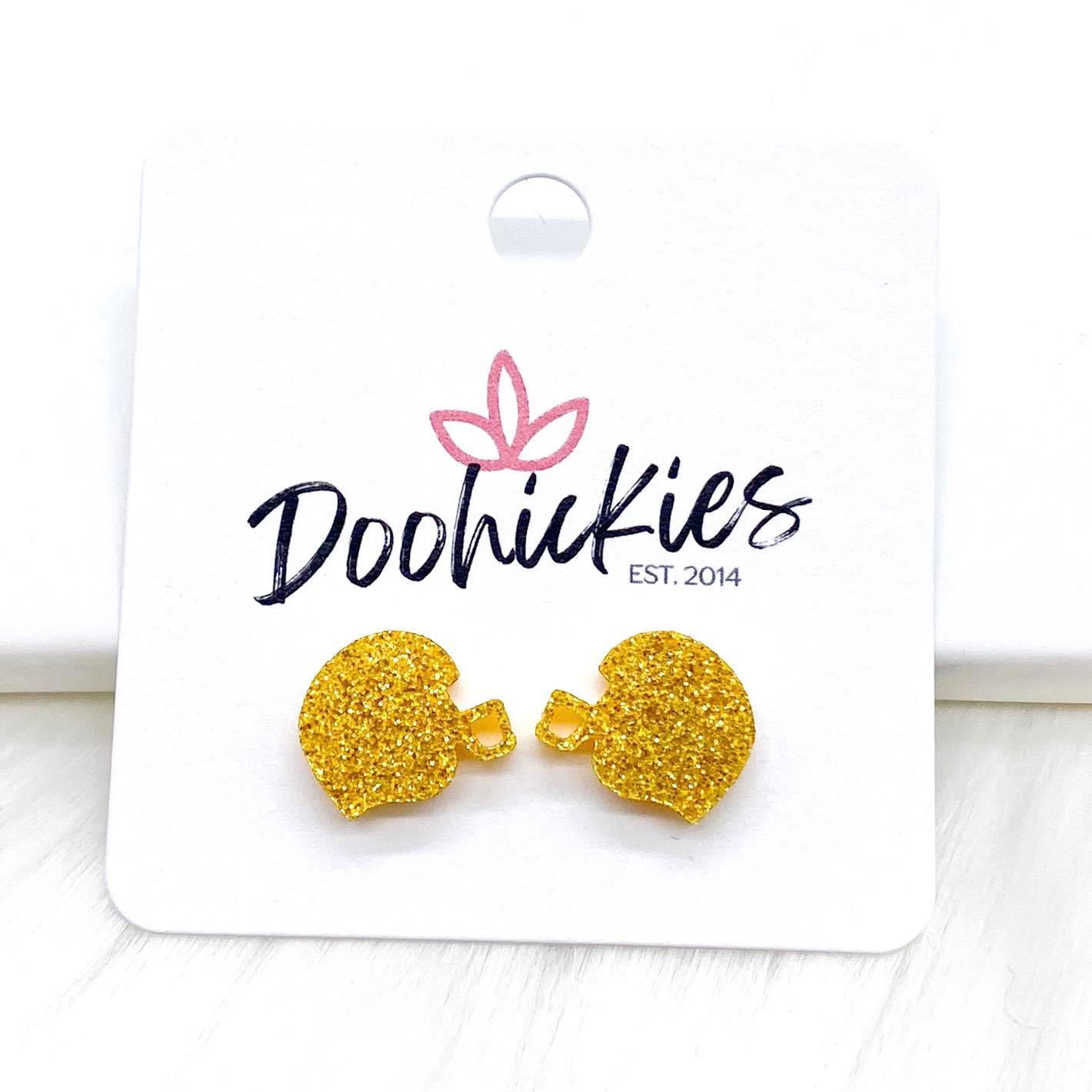 Acrylic Helmet Studs -Sports Earrings