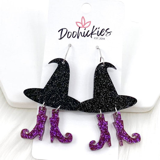 2" Witchy Acrylics - Halloween Earrings