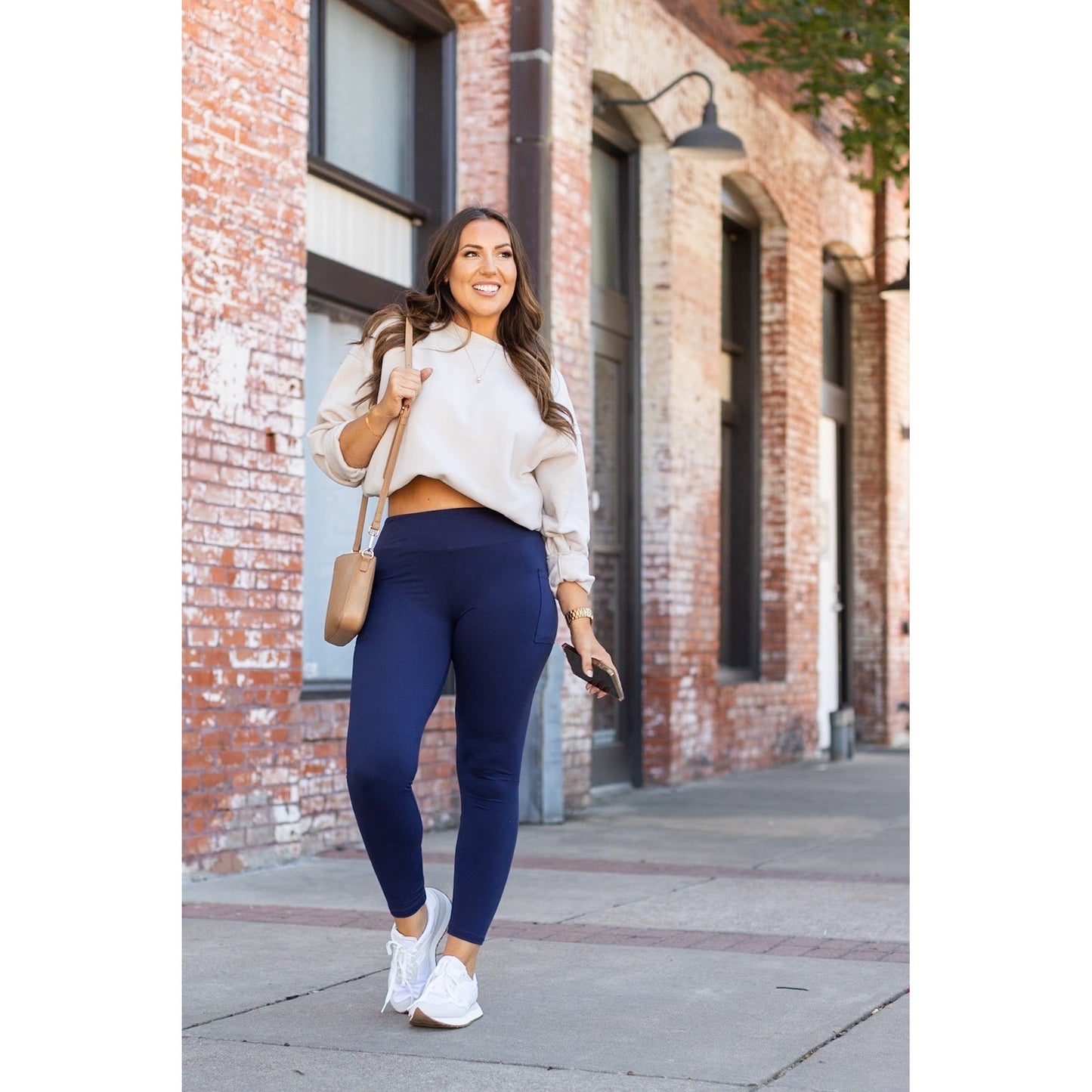 PreOrder  | The Nyla -2 Pack -  Navy Full-Length with Pocket Leggings