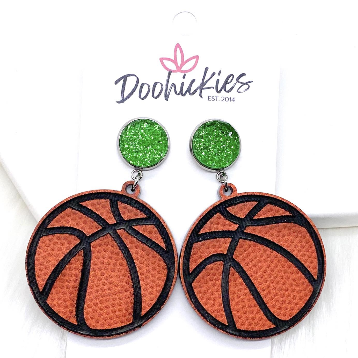 Engraved Basketball Dangles