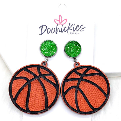 Engraved Basketball Dangles