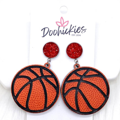 Engraved Basketball Dangles