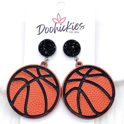 Engraved Basketball Dangles