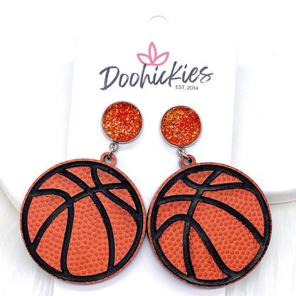 Engraved Basketball Dangles