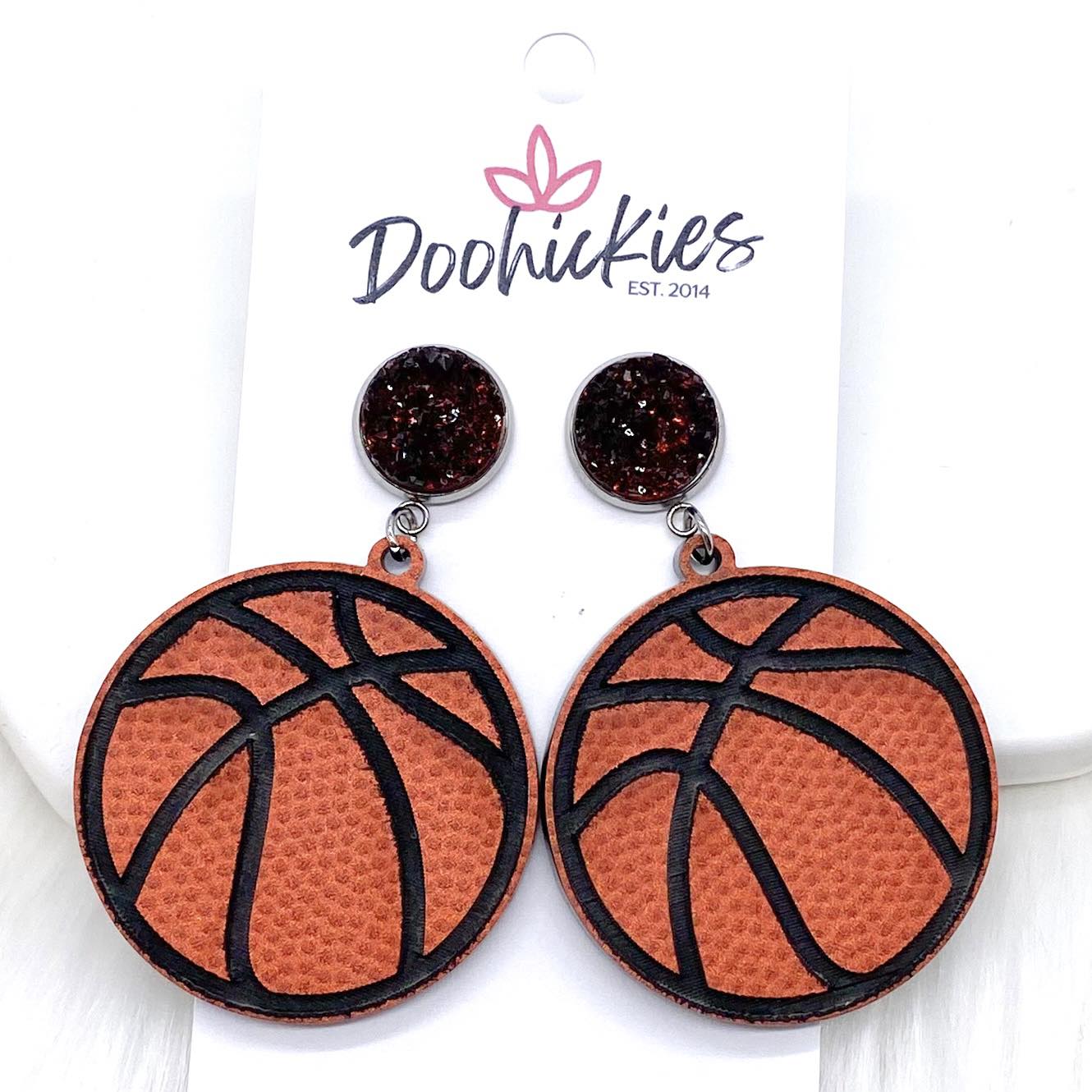 Engraved Basketball Dangles