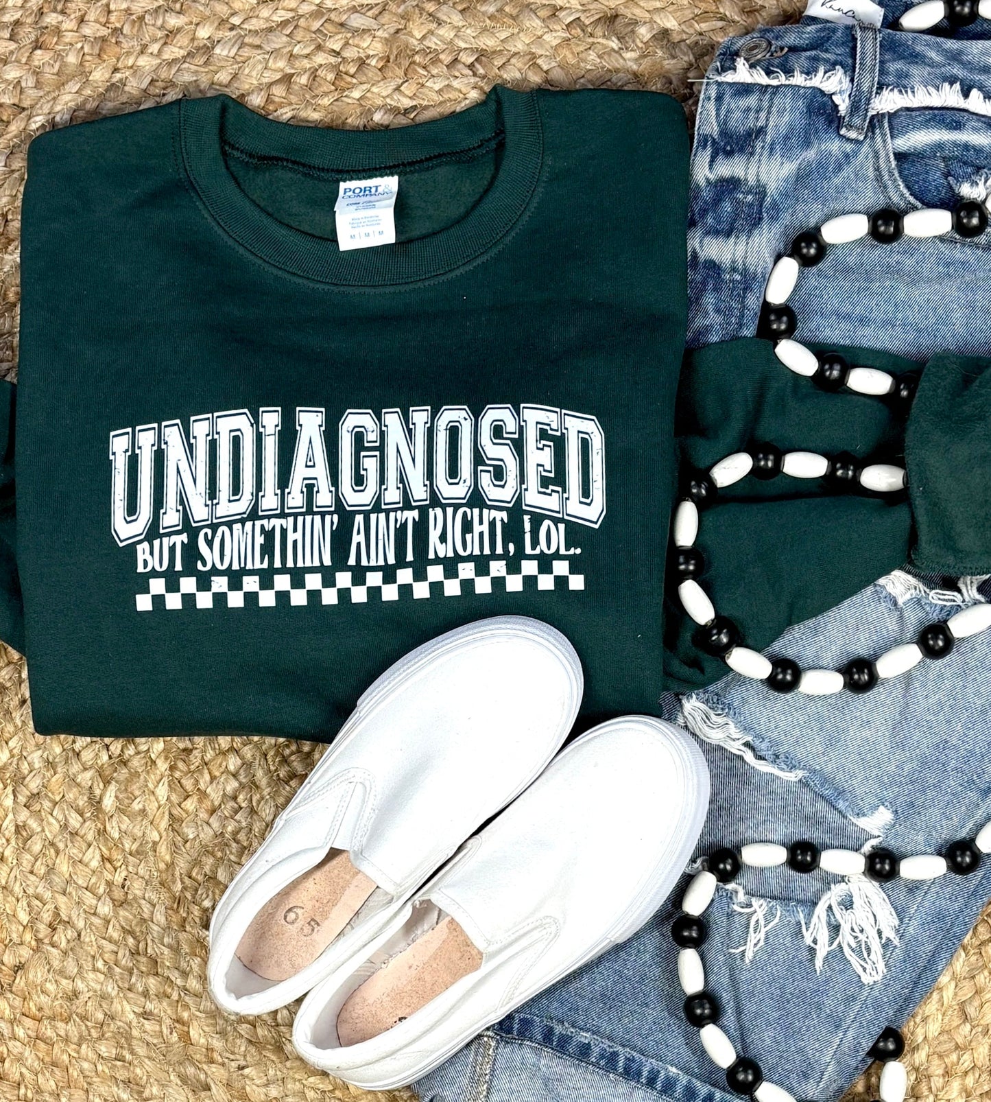 Undiagnosed Tee/Sweatshirt - Dark Green*