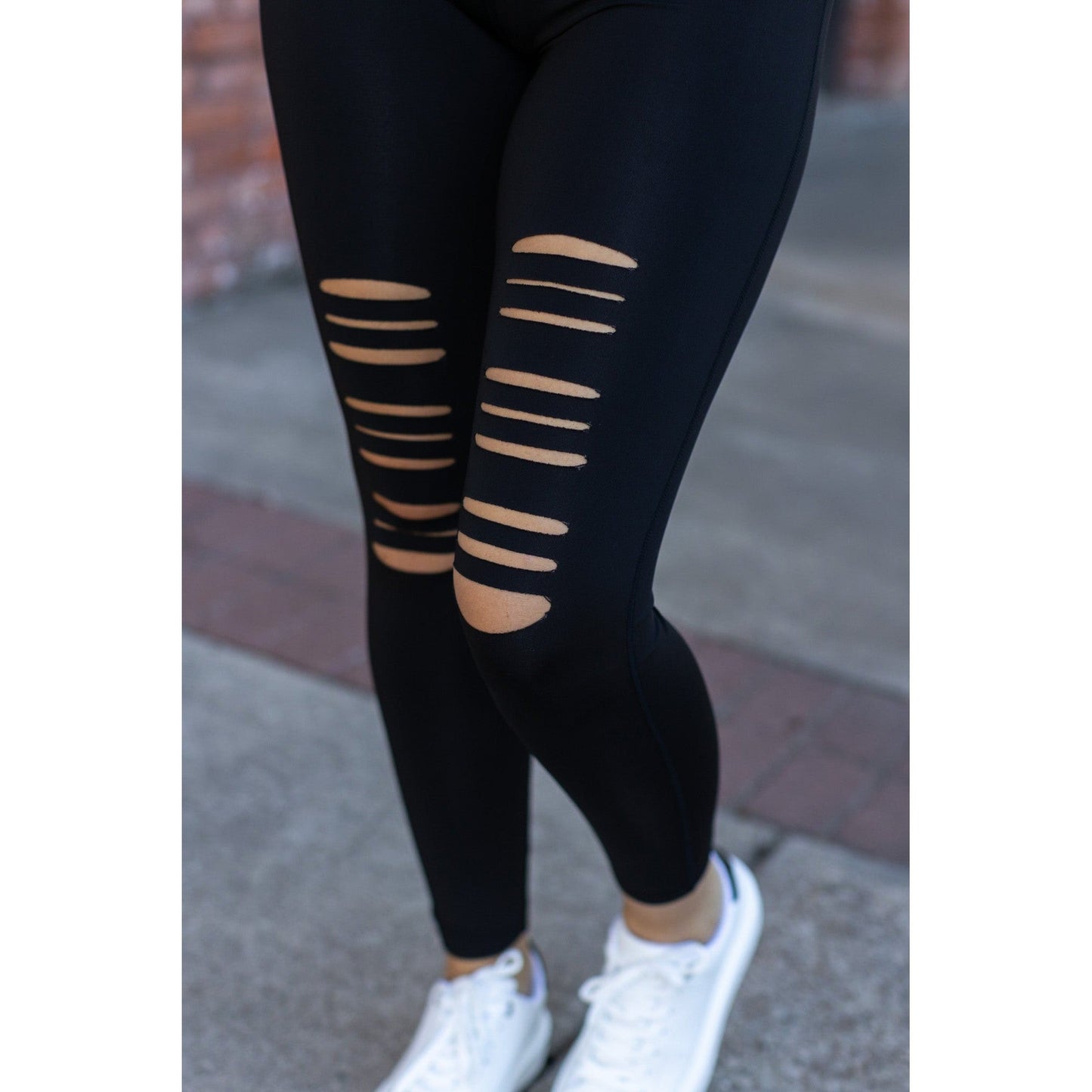 The Jacqueline (High-Waisted) Laser Cut Leggings