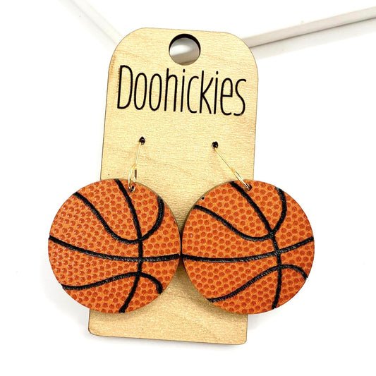 Engraved Basketball Acrylic Dangles