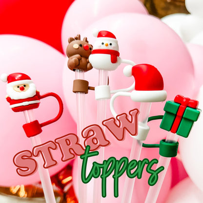 Christmas Straw Topper