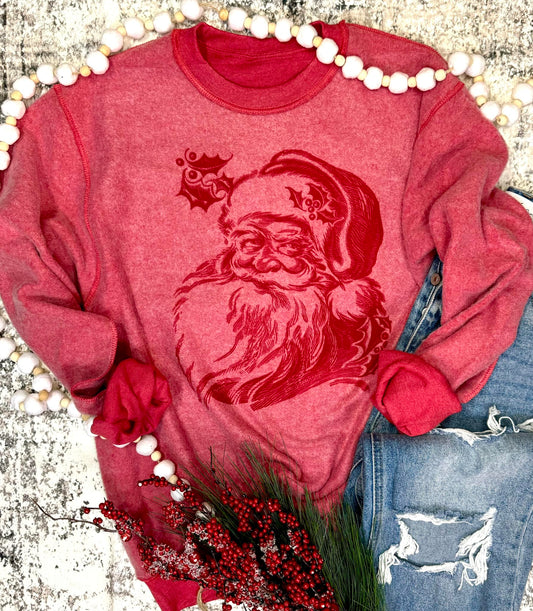 Vintage Santa: Inside Out Sweatshirt