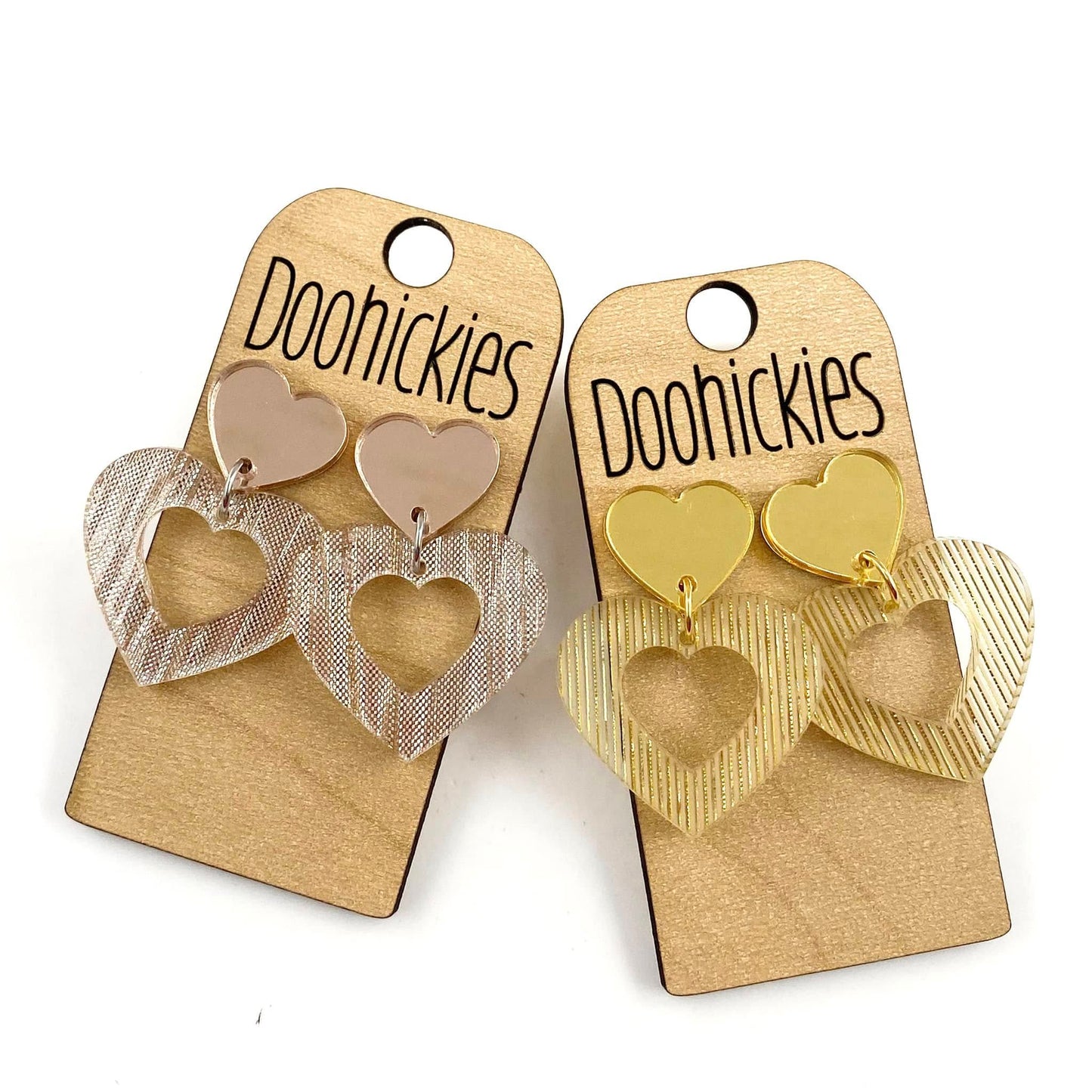 Lil' XOXO Acrylic Dangles - Valentines Earrings (Copy)