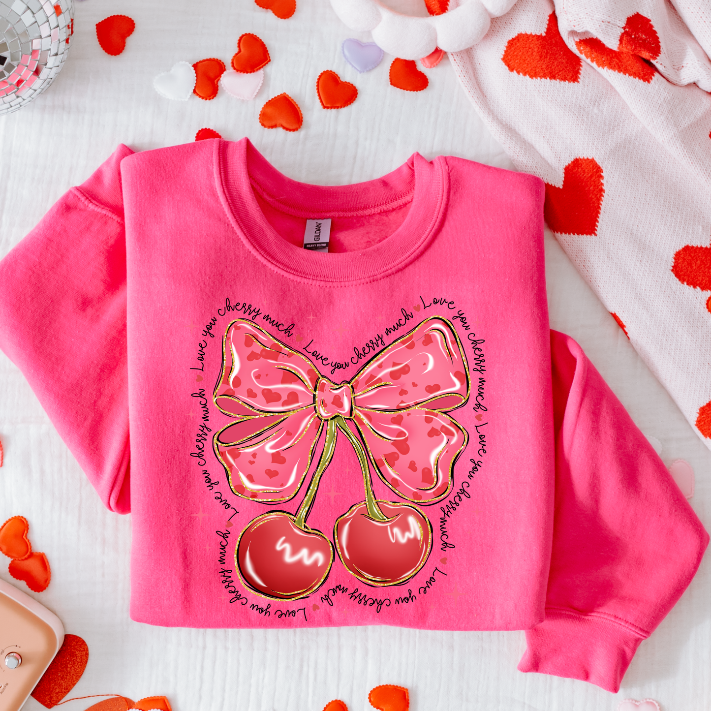 Love You Cherry Much Graphic Tee/Sweatshirt