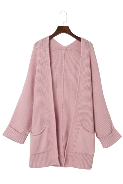 Oversized Batwing Pocketed Cardigan