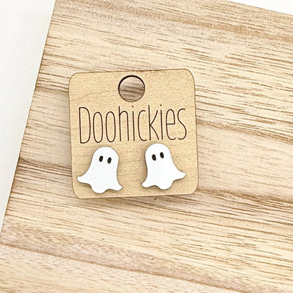 Spooky Studs - Acrylic Halloween Earrings