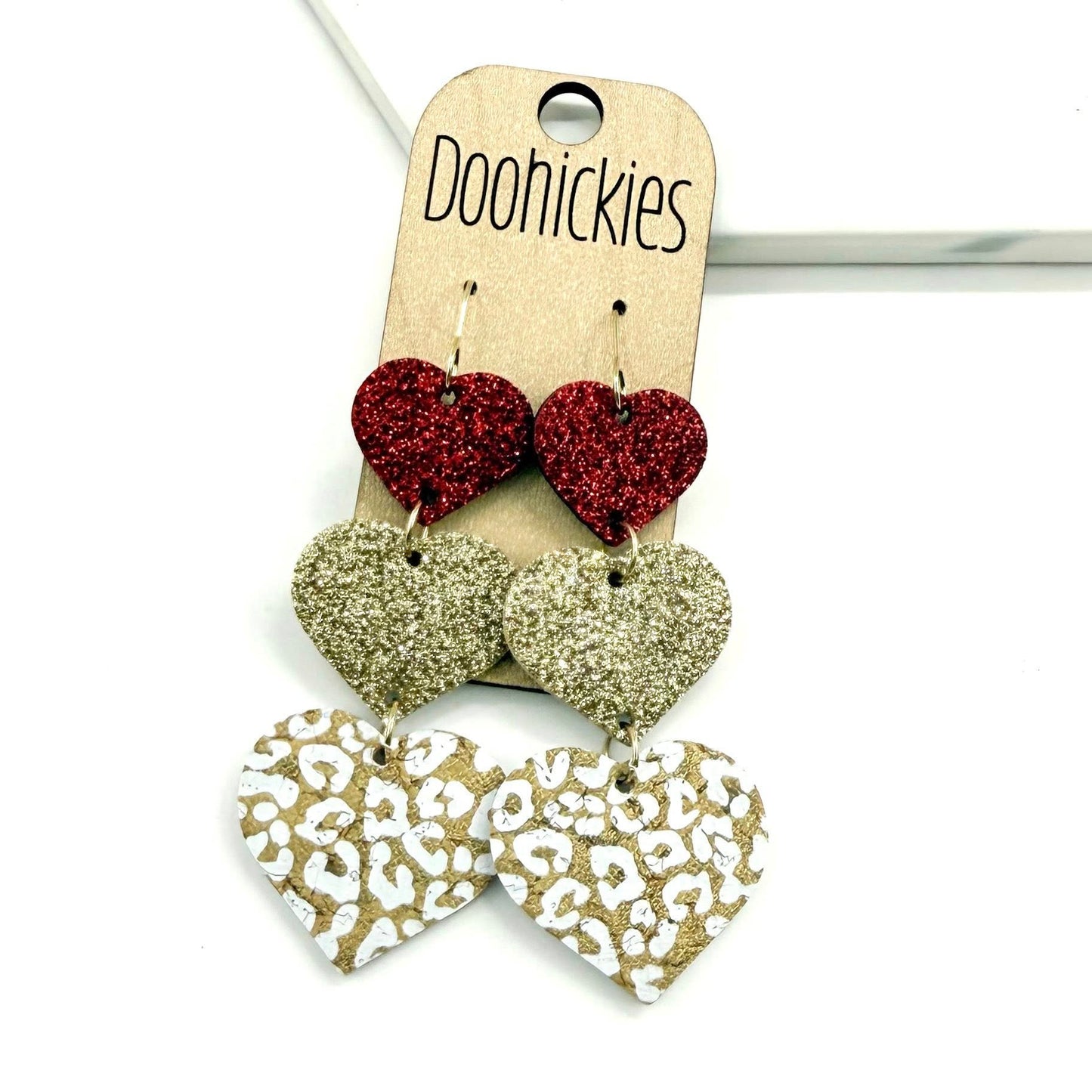 Wild at Heart Waterfall Hearts Collection - Valentine's Earrings