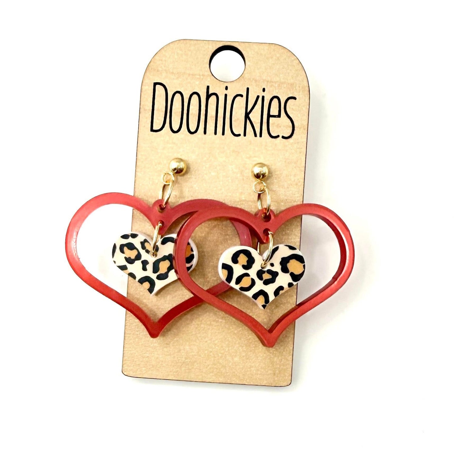 The Puurfect Heart Dangle Hearts Collection - Valentines Earrings