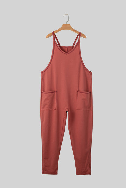 Autumn Breeze Solid Color Jumpsuit