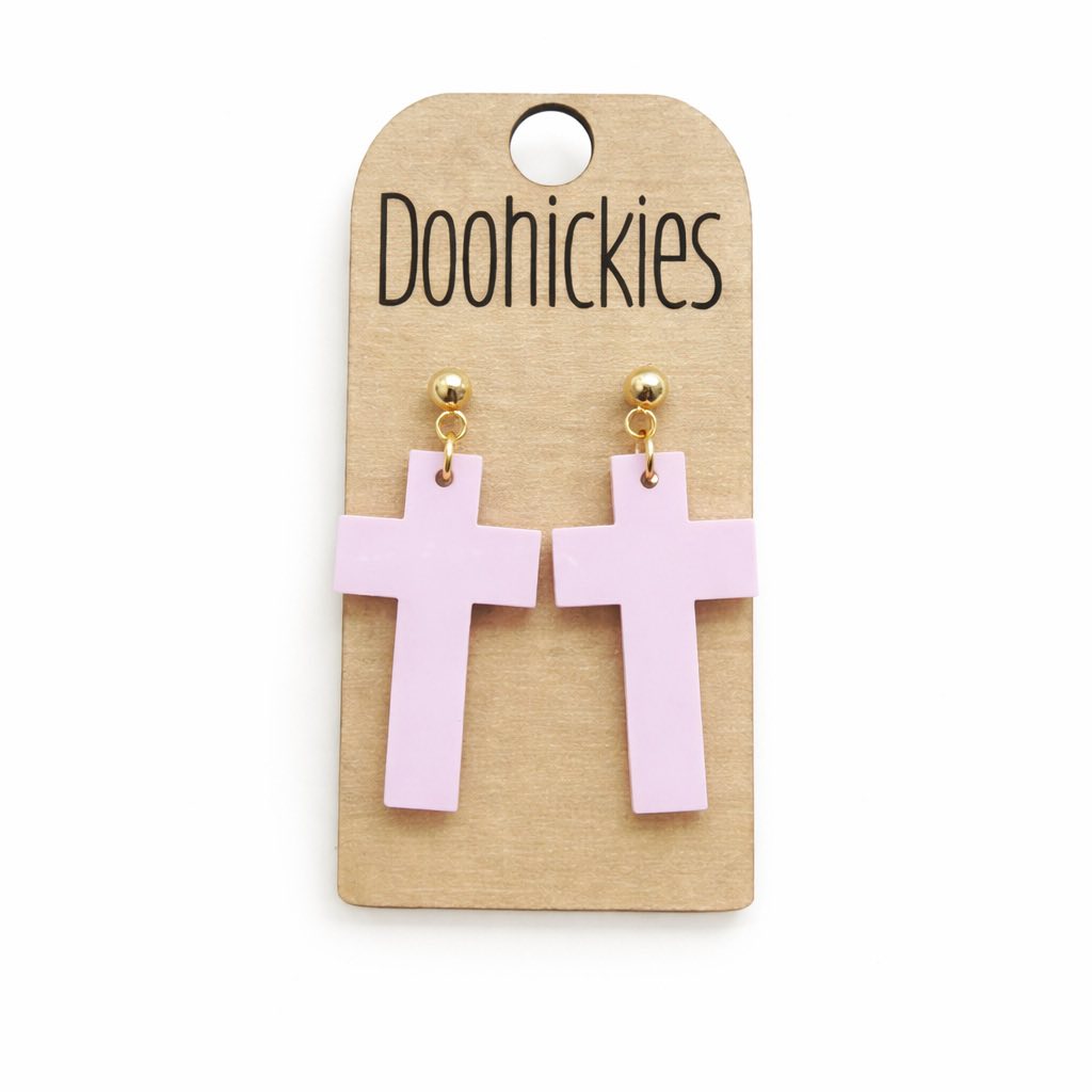 Small Pastel Cross Collection - Easter Earrings