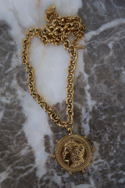 GOLD COIN NECKLACE
