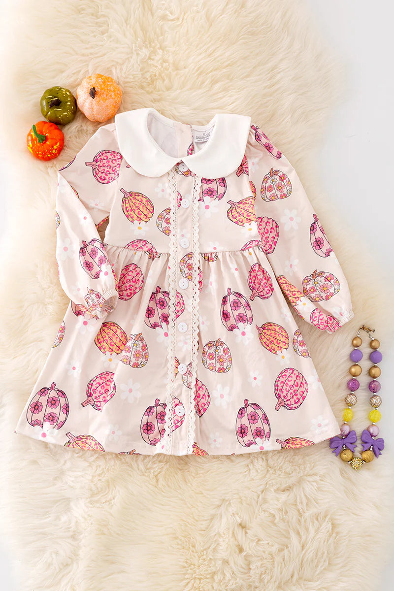 Pretty as a Pumpkin Girls Dress