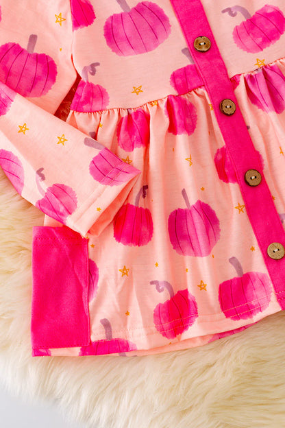 Pink Pumpkin Girls Set