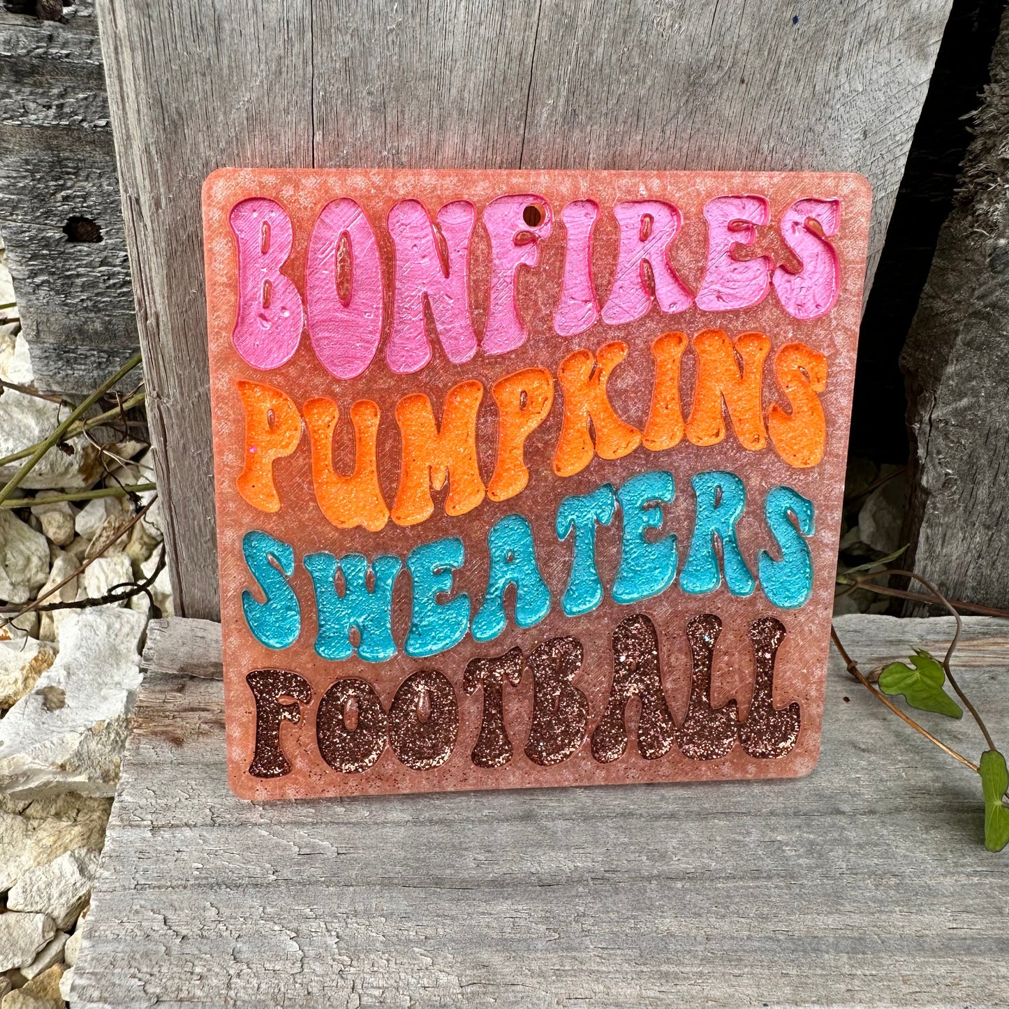 Fall 2.0 “Bonfires, Pumpkins, Sweaters” Car Freshie