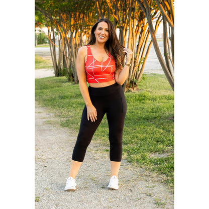 Ready to Ship | The Cassandra - Black CAPRI with POCKETS