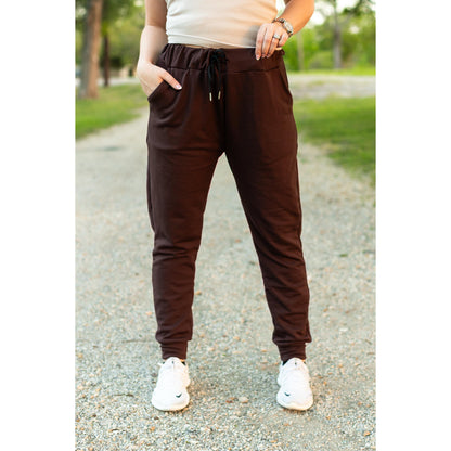 The Brinley Brown Fleece Joggers