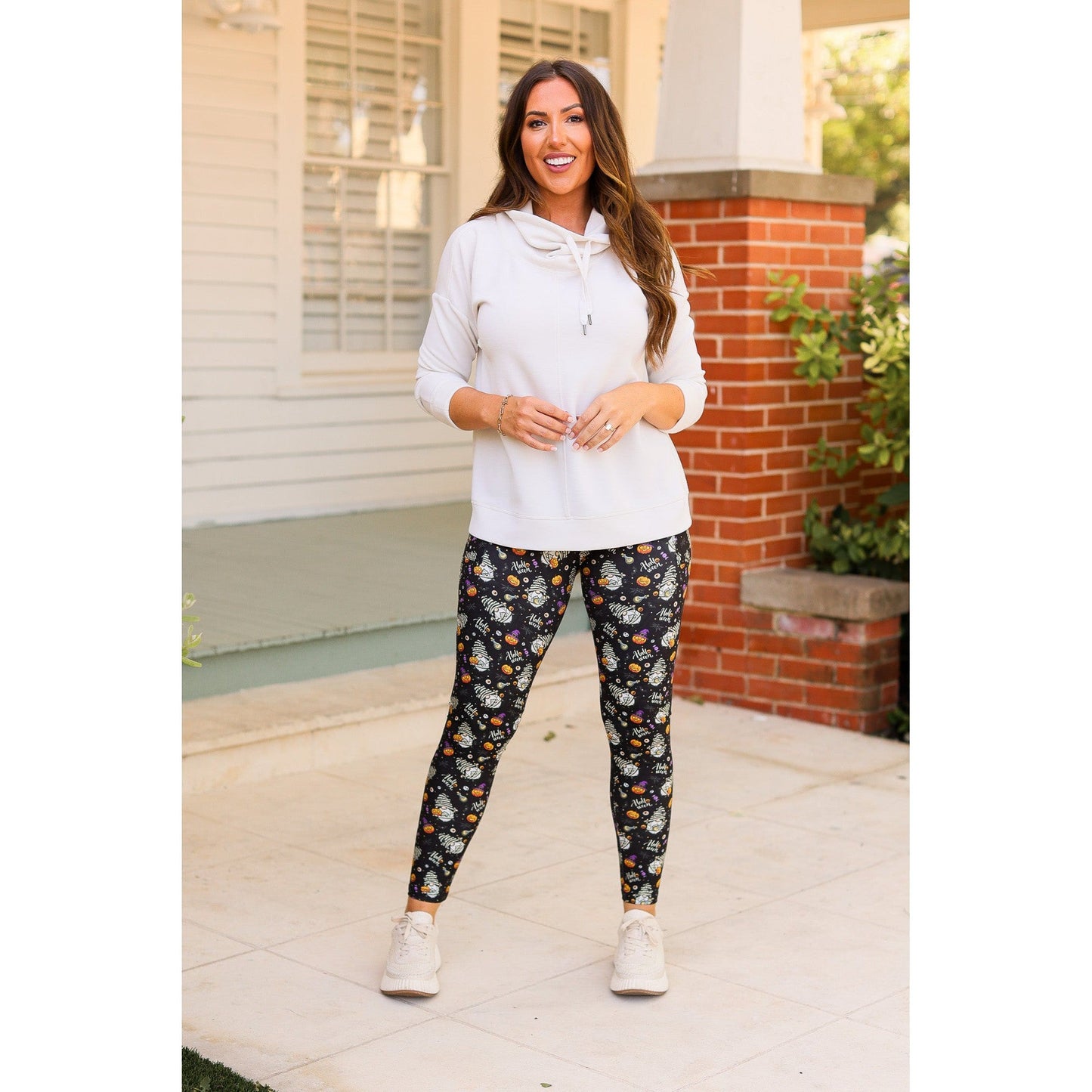 Halloween Gnomes Full Length Leggings